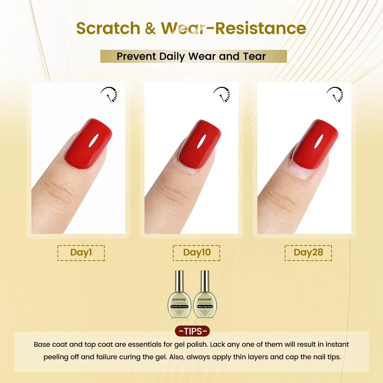 Jodsone G02G07 Set Base Builder 3in1 e Top Coat 2x16,5ml vetro
