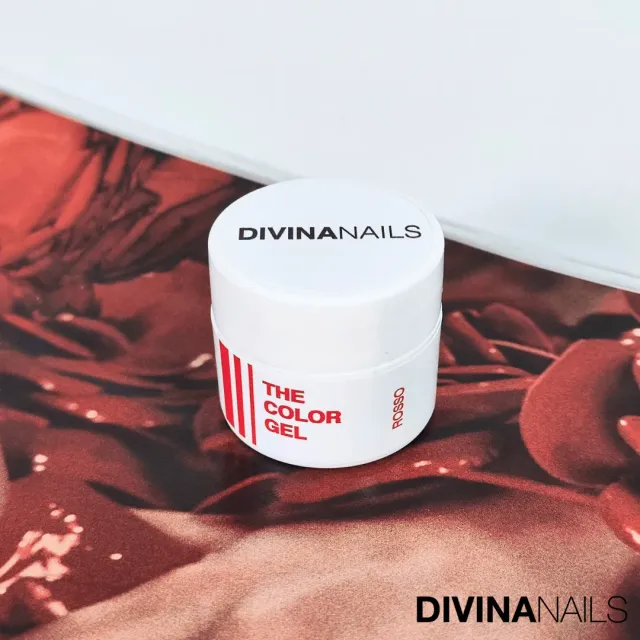 Diva Nails The Color Gel rosso 5ml coprente