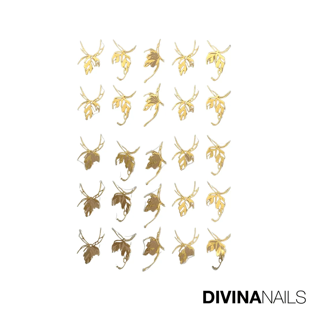 Diva Nails Stickers 3D Nature New Year's 020 Decorazioni Unghie Capodanno