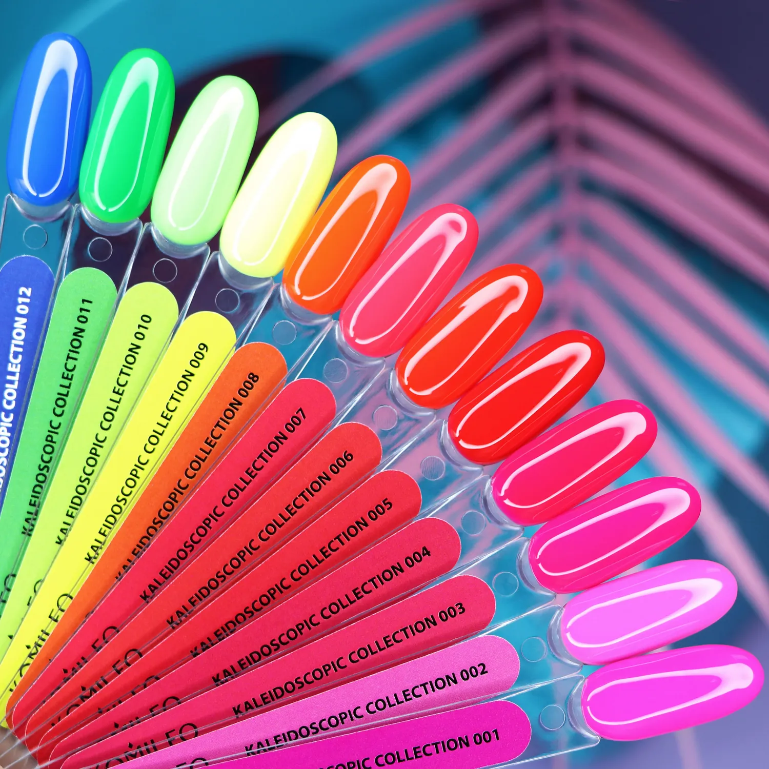 Komilfo Kaleidoscopic K008 smalto gel 8 ml neon