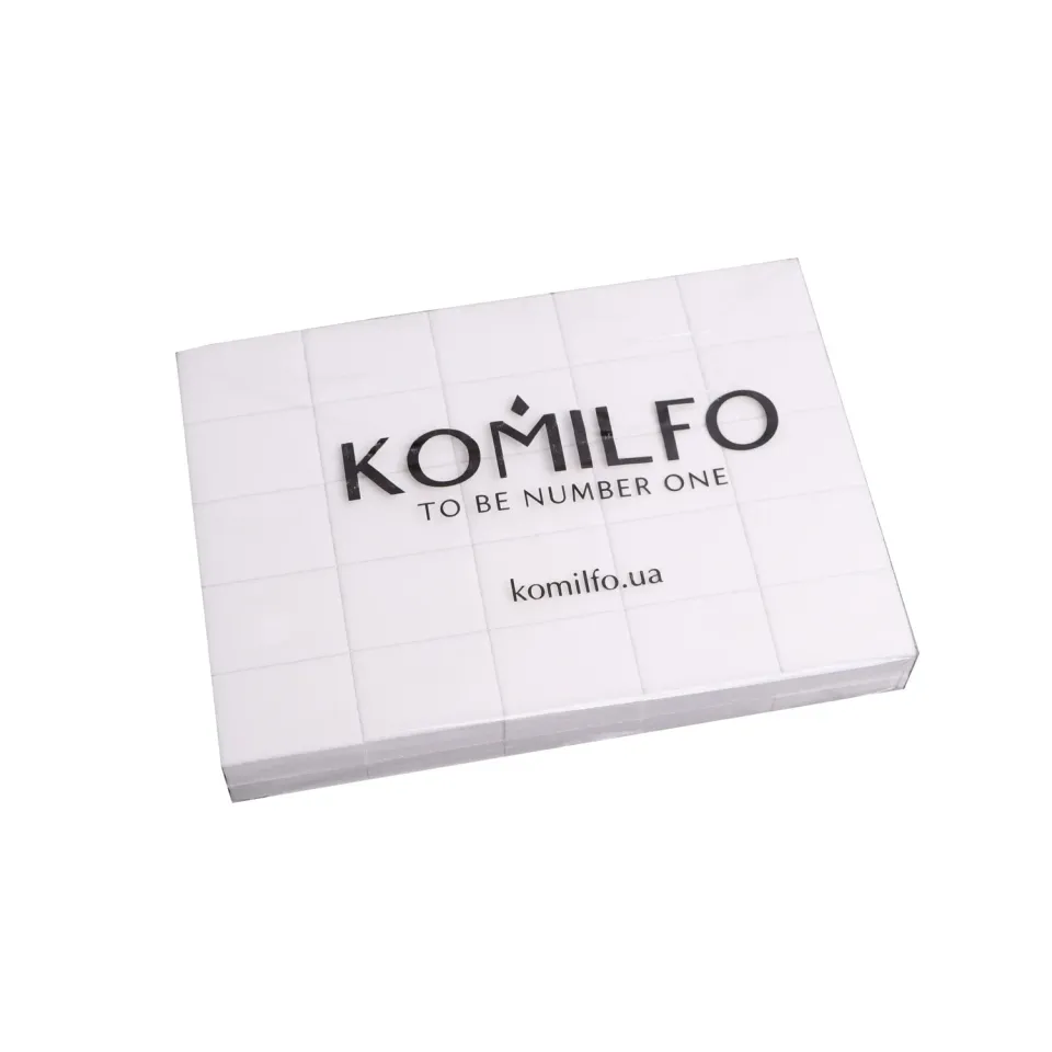 Komilfo buffer leviganti 120/120 bianchi 50 pezzi 32 mm