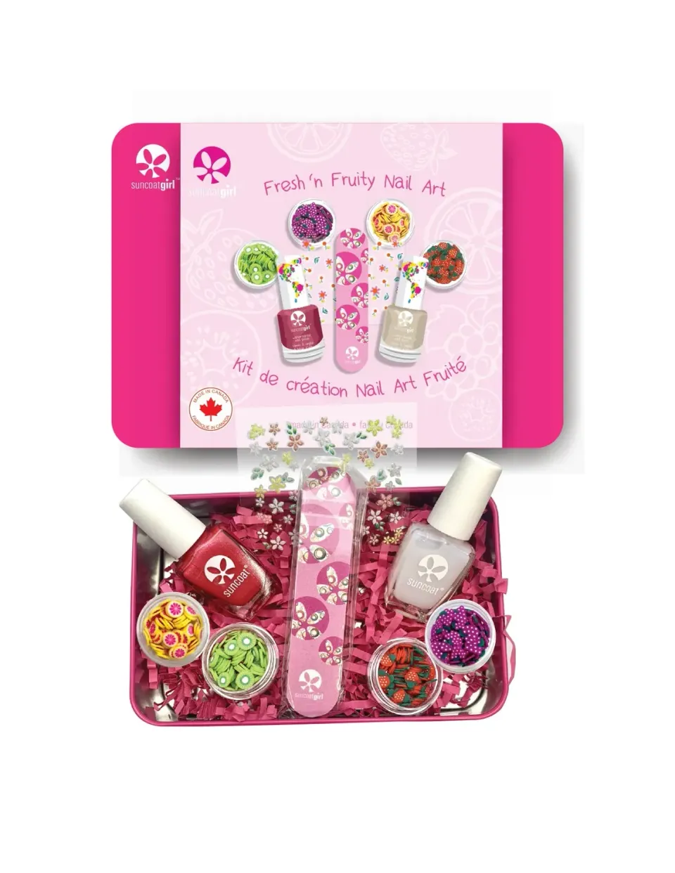 Suncoatgirl Fresh Fruity Nail Art kit smalto bambina fruttato