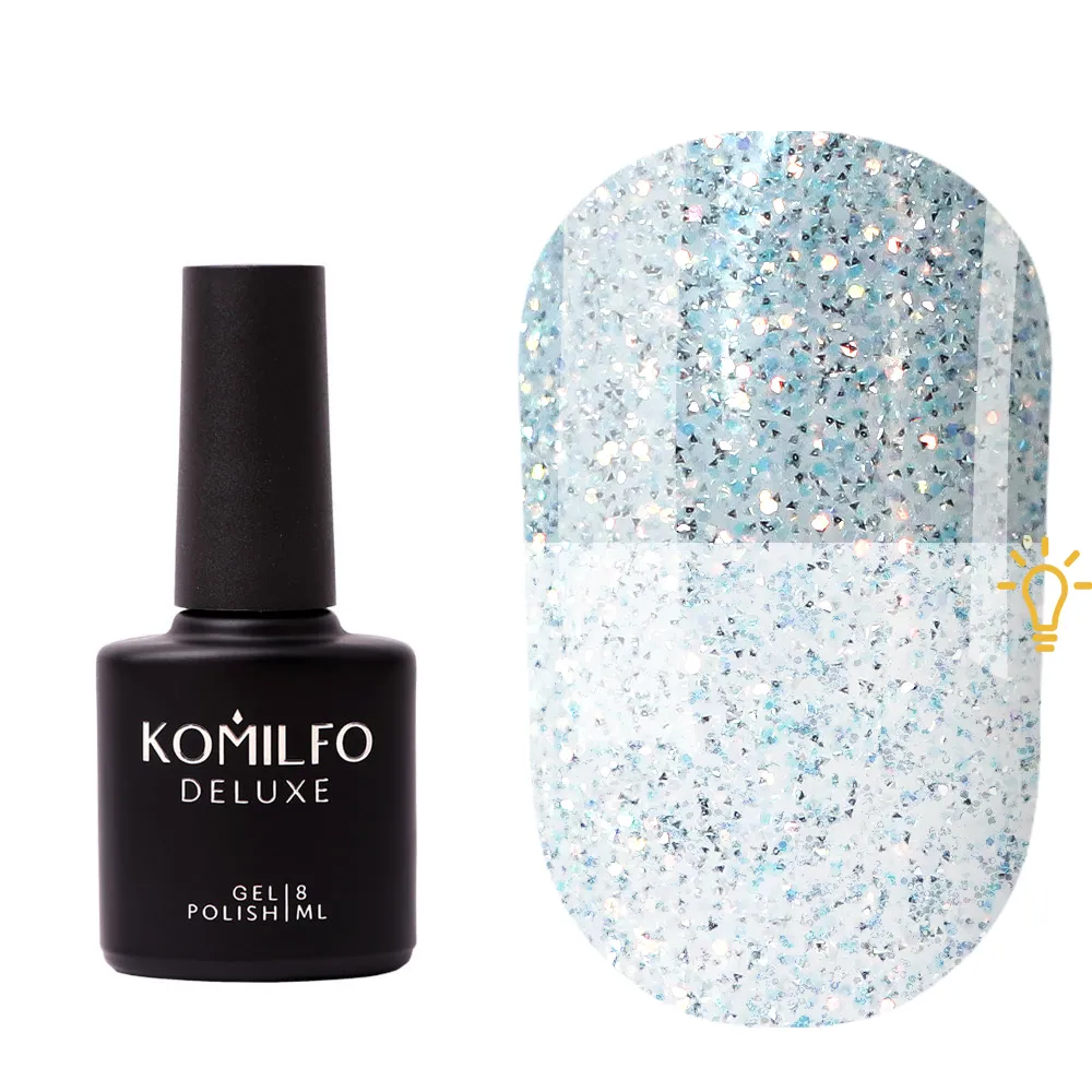 Komilfo Galaxy Top 001 top semipermanente 8 ml olografico