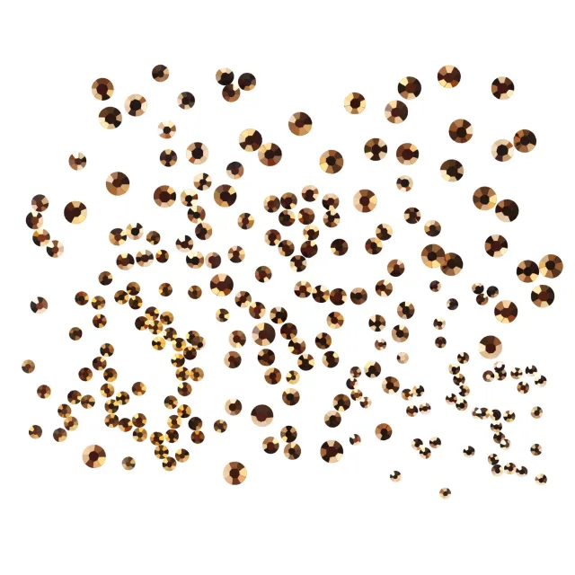 Komilfo Strass Unghie Oro Mix Misure 1400 pz