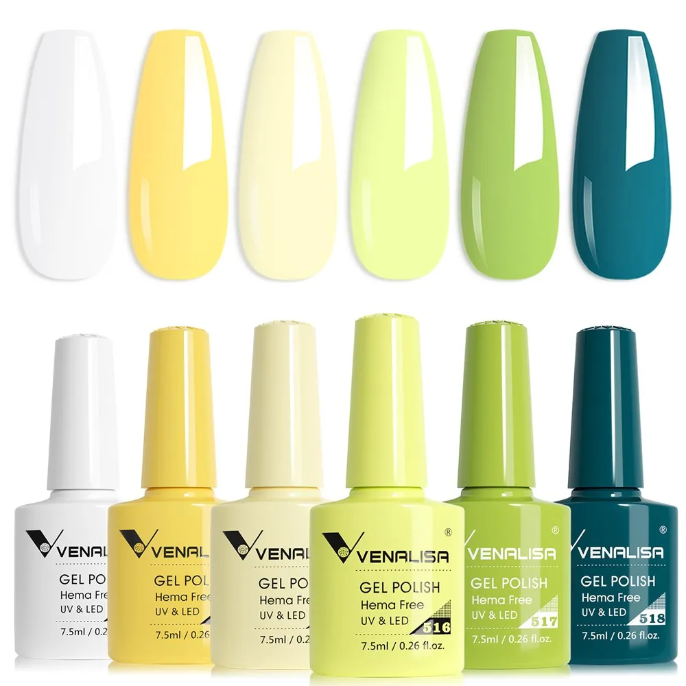 Venalisa Emerald Meadow kit smalto gel 6x7,5ml hema free
