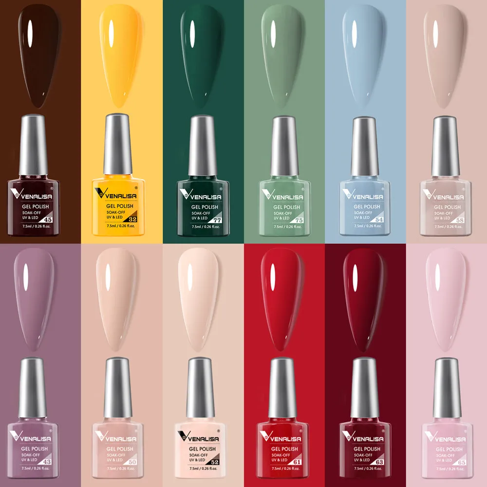 Venalisa Any Time smalti semipermanenti 12 colori 7,5ml TPO free