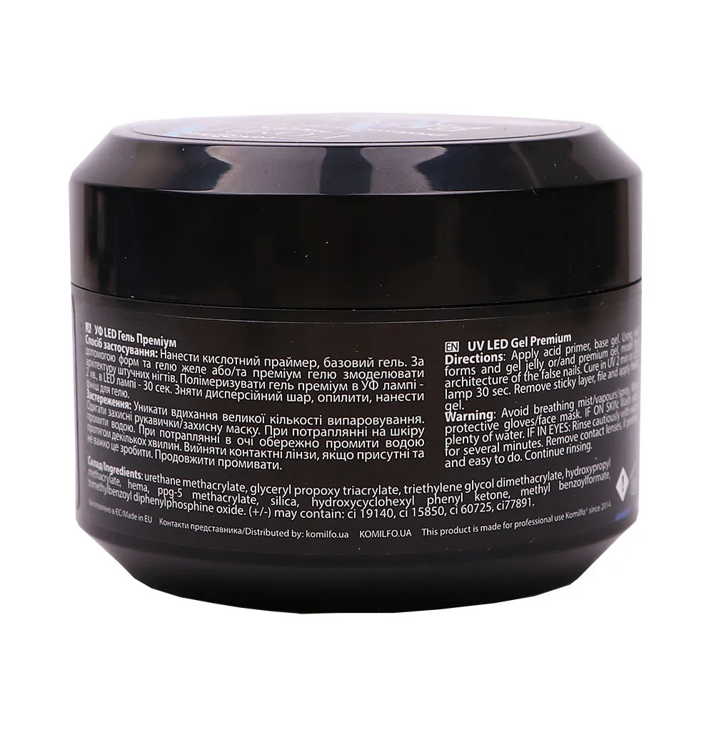 Komilfo Gel Premium Milky Pink gel costruttore 50 g rosato