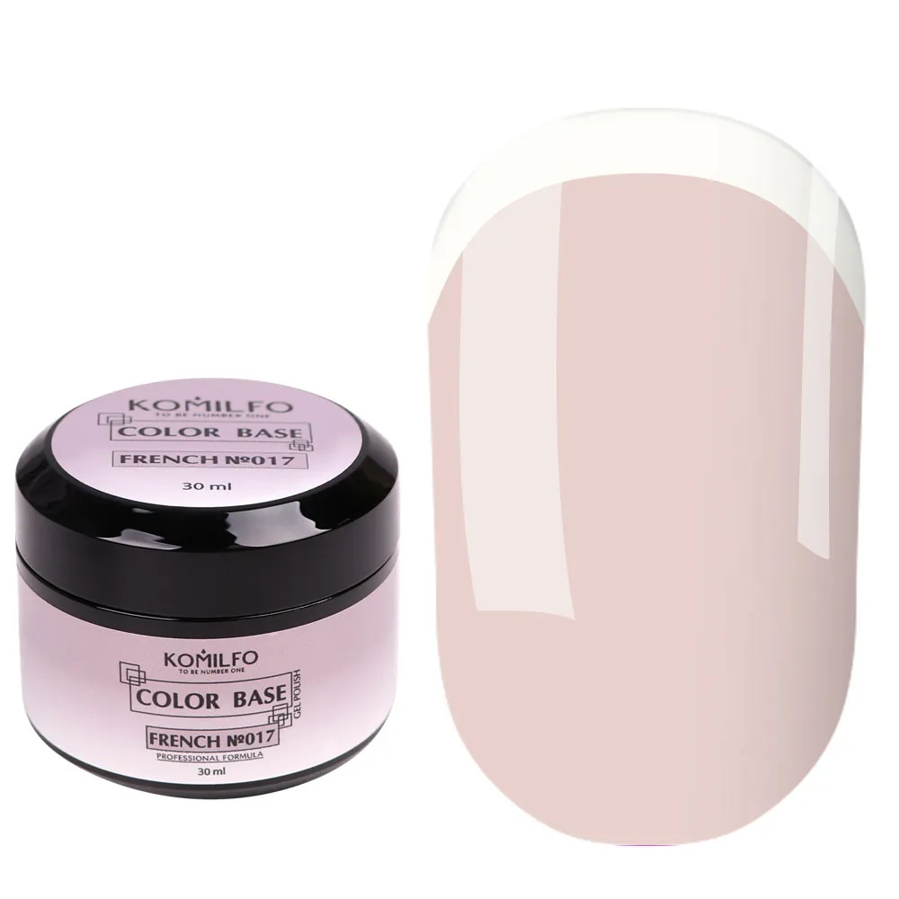 Komilfo Color Base French 017 base semipermanente 30 ml nude
