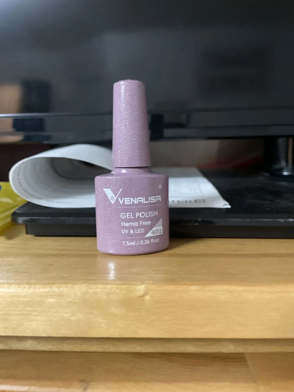 Venalisa 455 Smalto Gel 7,5ml Colore Pieno Unghie