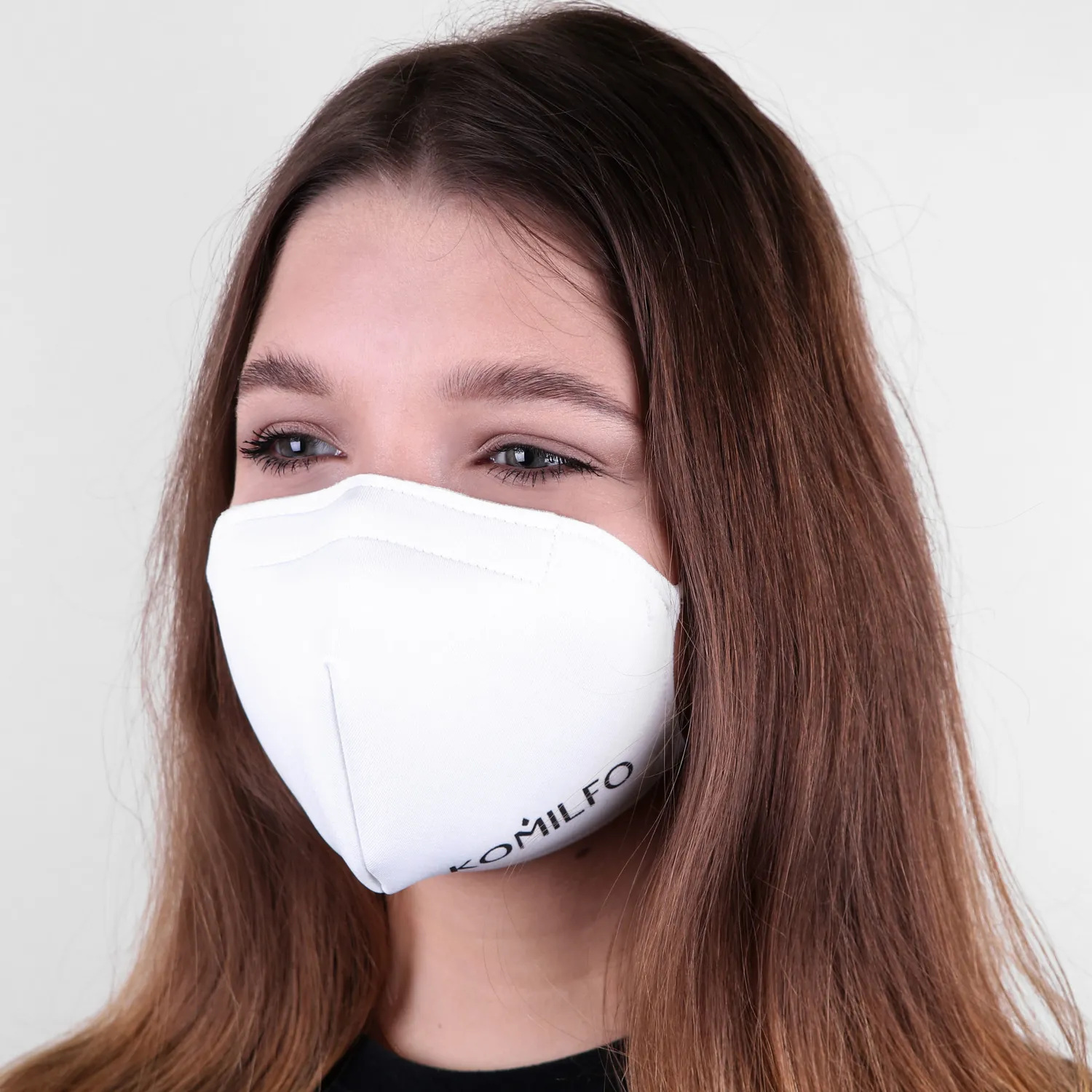 Komilfo Mask White mascherina lavabile bianca