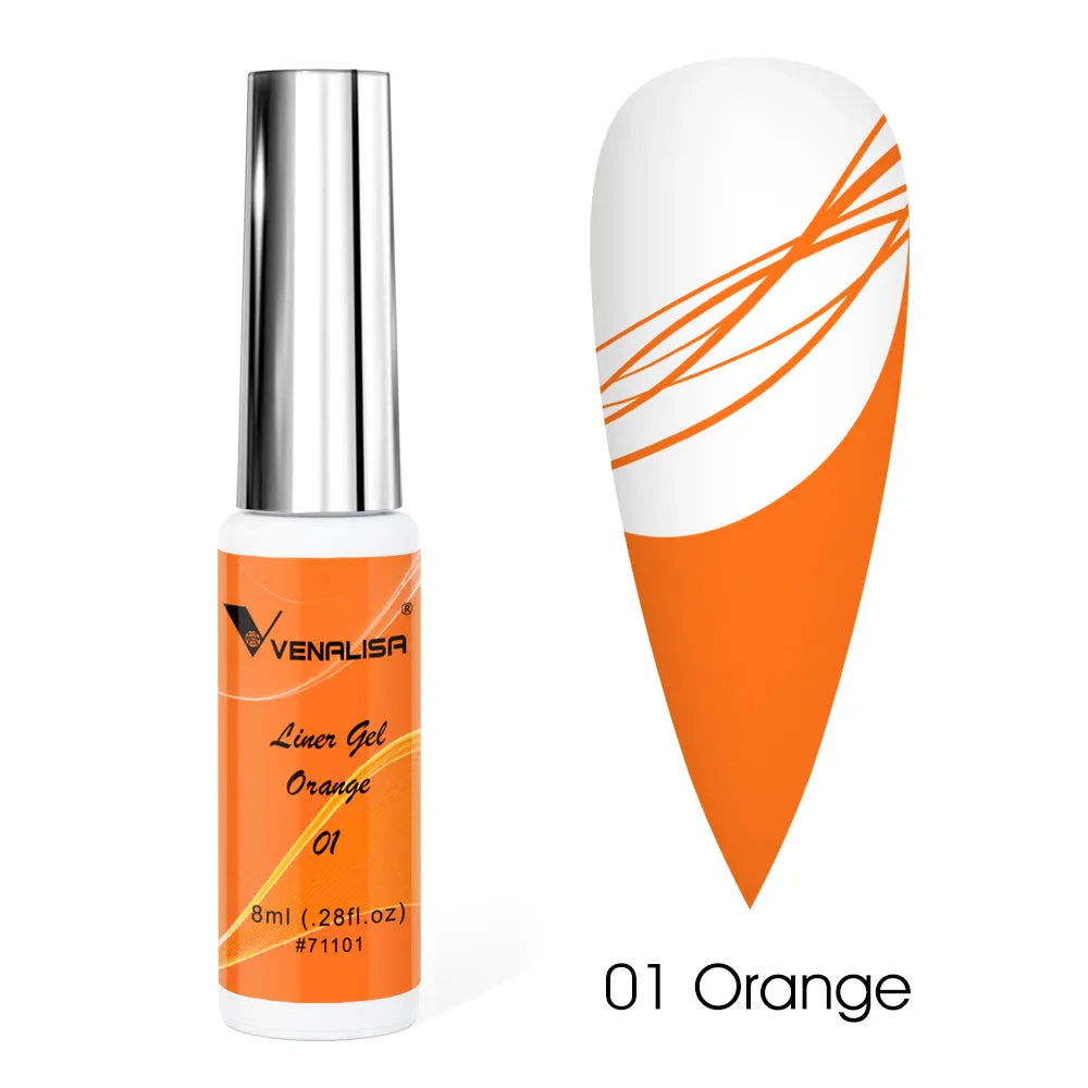 Venalisa Liner Gel smalto gel 8ml nail art coprente