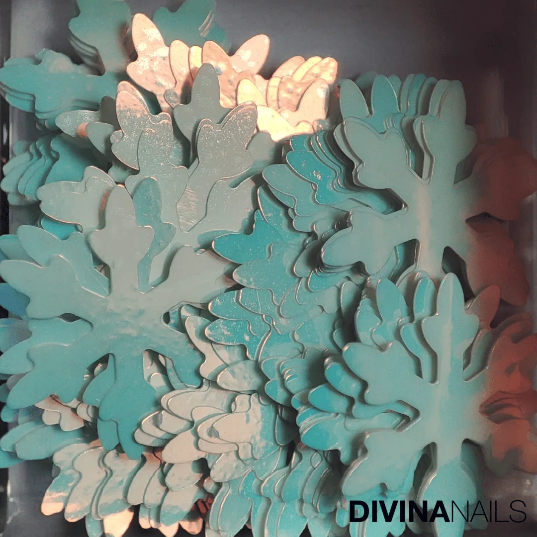 Diva Nails Diamond Holo Rainbow Snowflakes fiocchi neve 2g