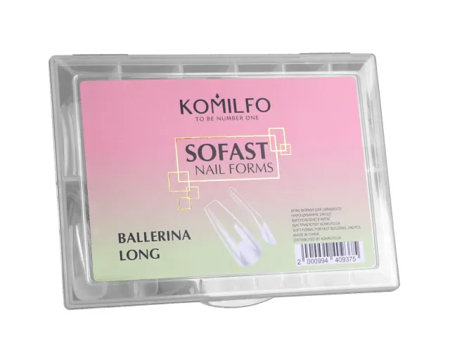 Komilfo SoFast Ballerina Long tip ricostruzione 240 pz lunghe