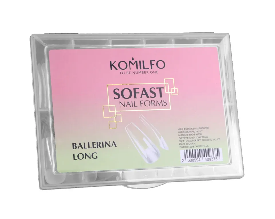 Komilfo SoFast Ballerina Long tip ricostruzione 240 pz lunghe