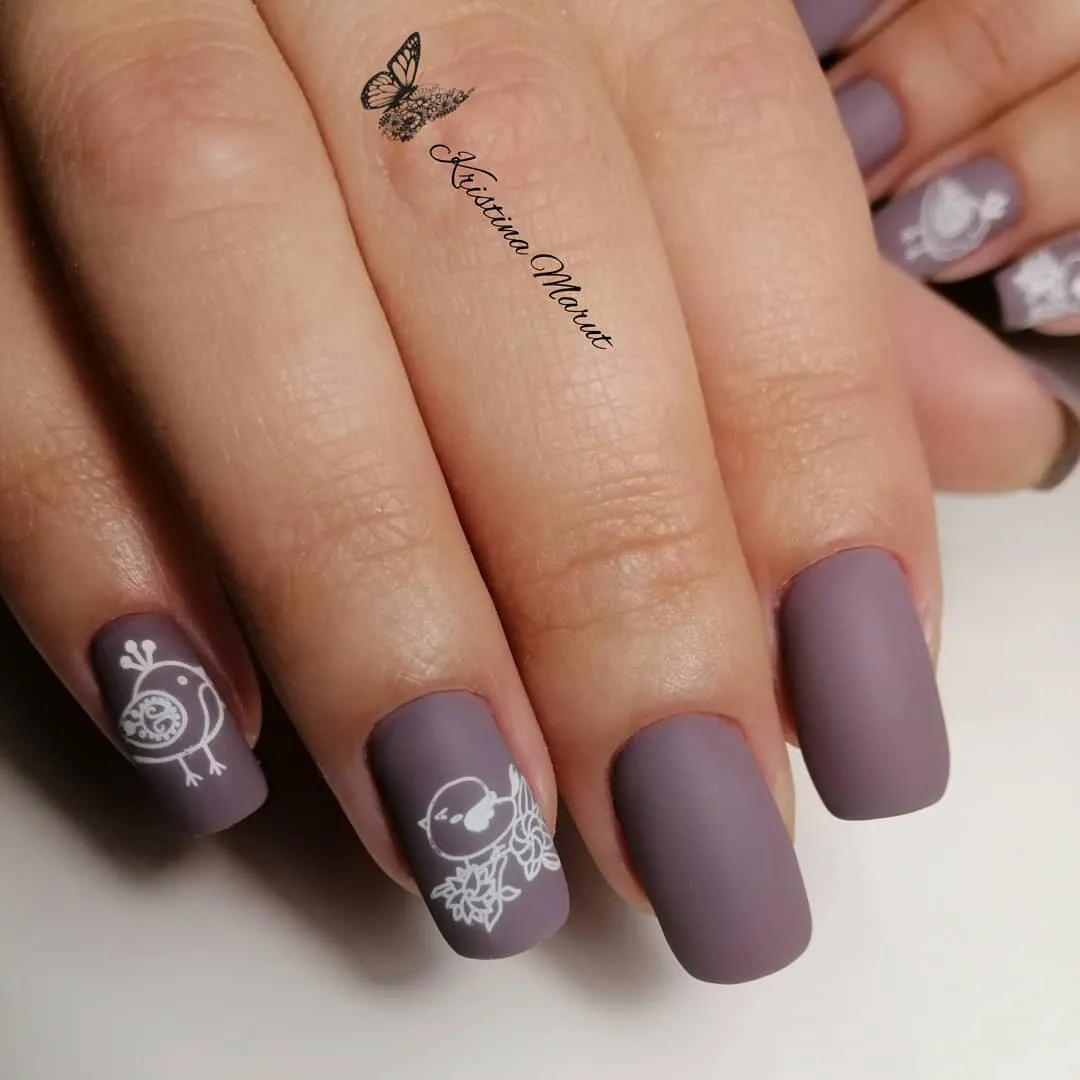 Komilfo Deluxe D064 smalto semipermanente grigio lilla 8 ml