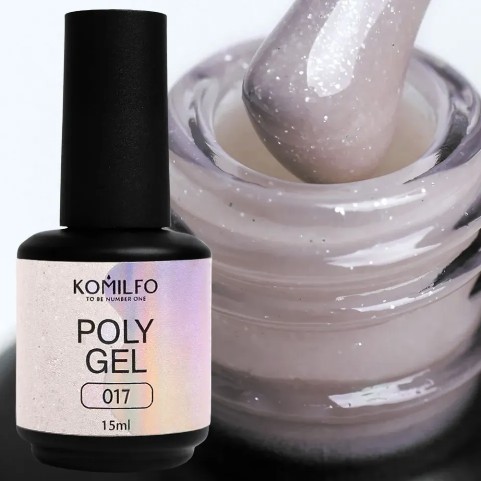 Komilfo PolyGel 017 gel unghie 15 ml rinforzo liquido