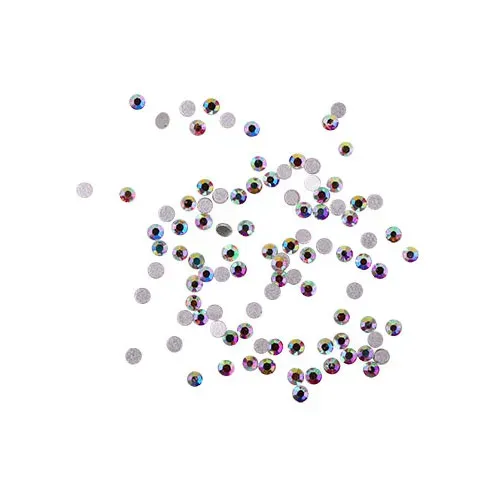 Komilfo strass Crystal AB decorazioni unghie 100 pz misura 3