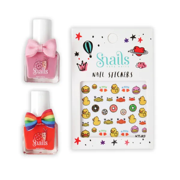 Snails & Friends Duckie Daycare set 2 smalti + sticker