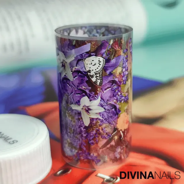 Diva Nails Foil Roll foil unghie Lavanda viola