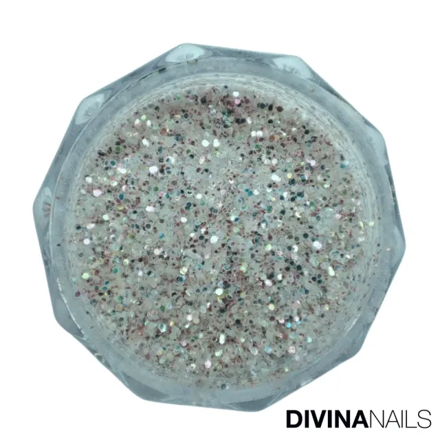 Diva Nails Holo Aurora Silver Star glitter unghie 2g argento
