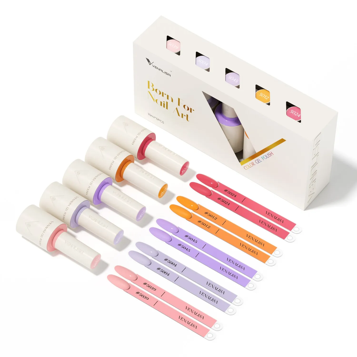 Venalisa Sunset Mirage smalto gel 5 colori 10ml hema free