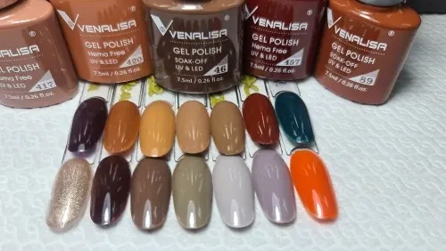 Venalisa Z0812 Brown Earth smalto gel 12x7,5ml toni marroni