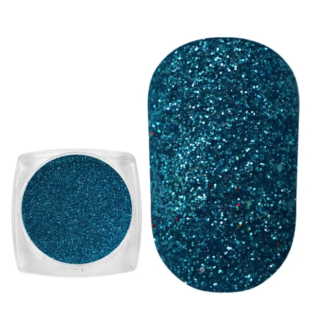 Komilfo 410 glitter unghie 2,5 g micro 0,1 mm solvent-resistant