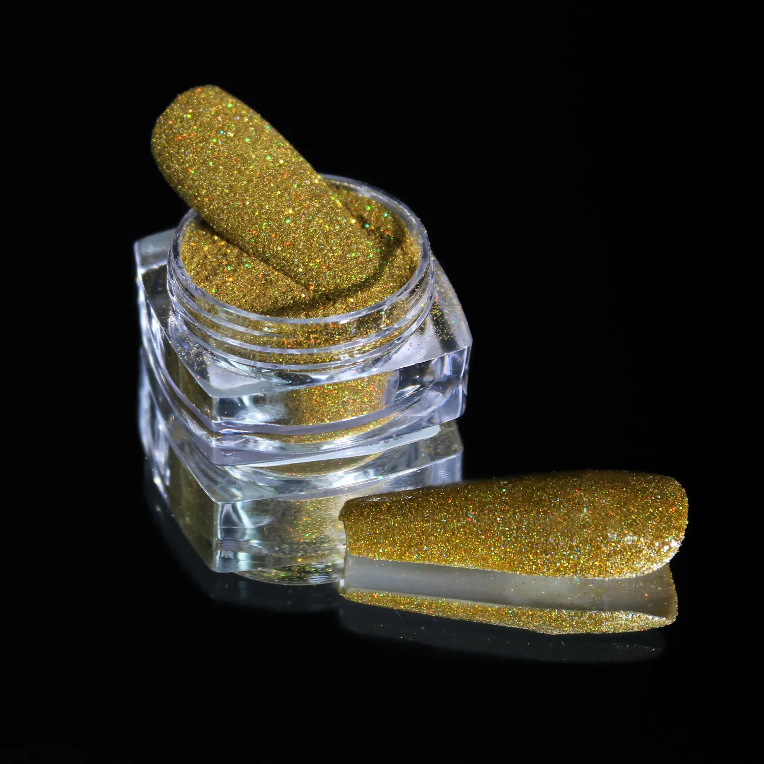 Komilfo Sequin 115 decorazione unghie oro hologram 2,5 g