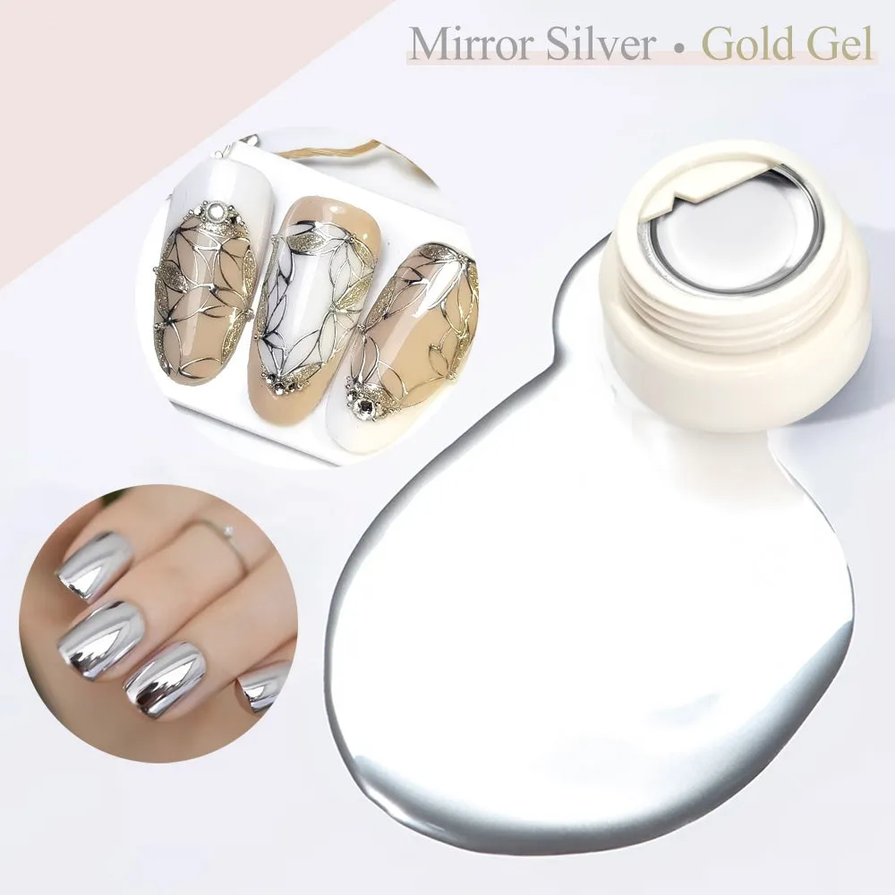 Venalisa Mirror Silver Gel painting argento 5g effetto specchio
