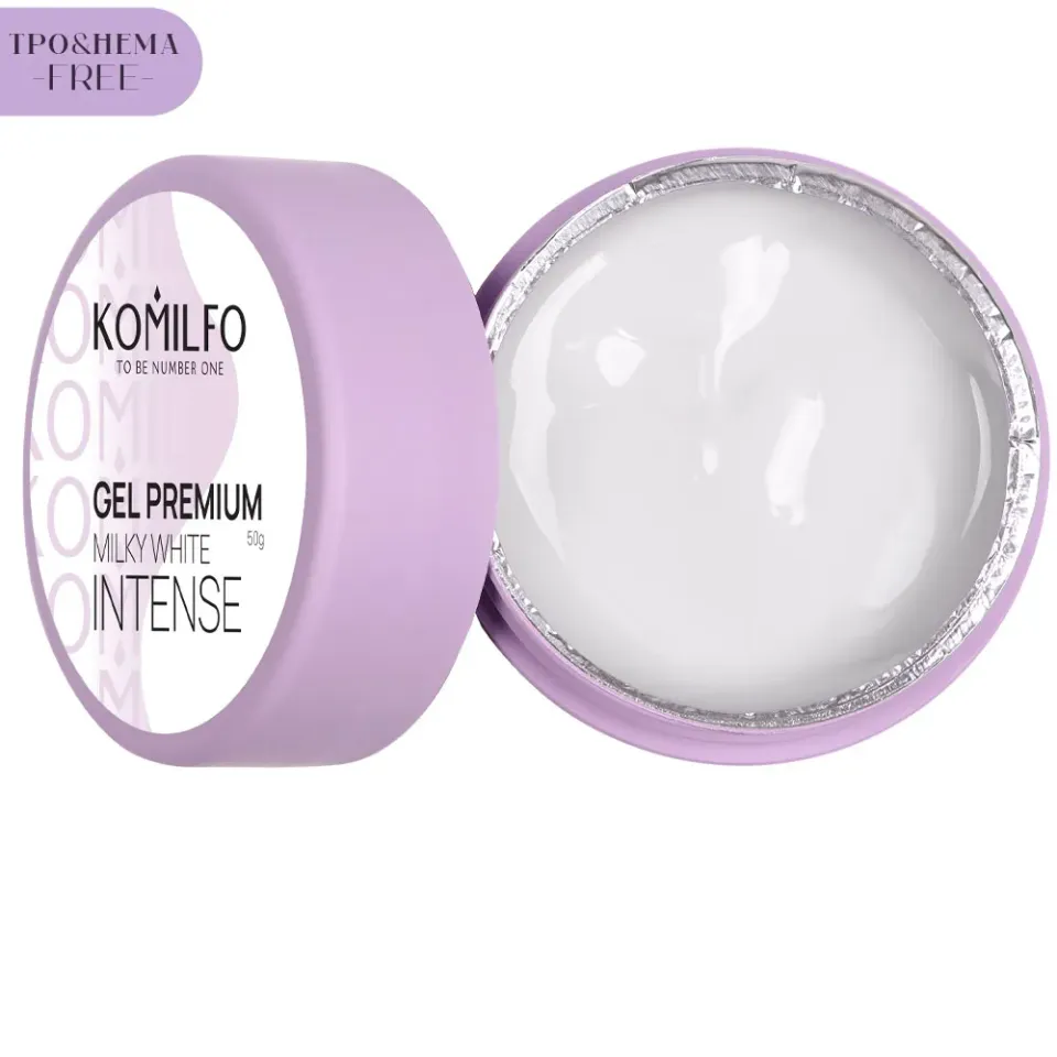 Komilfo Gel Premium Milky White Intense gel 50 g bianco