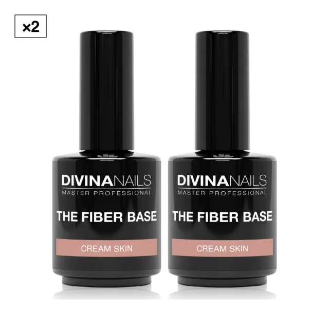 Diva Nails The Fiber Base 04 Cream Skin base gel 15ml 2 pezzi