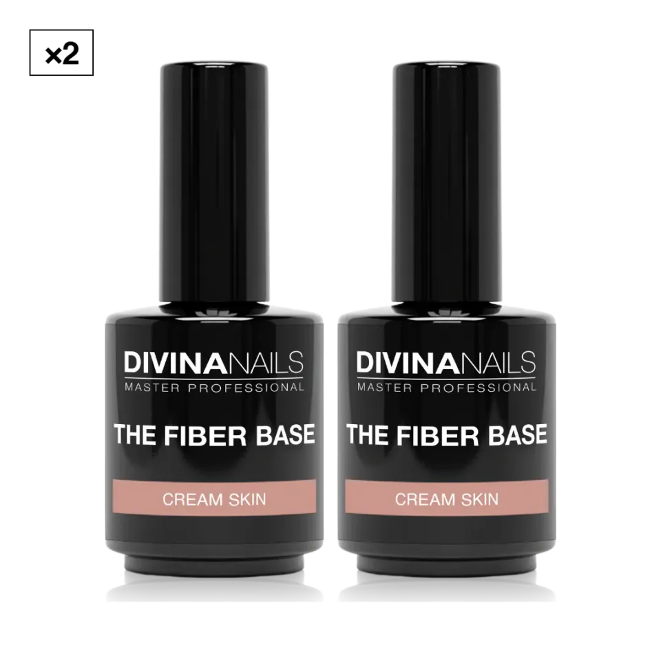 Diva Nails The Fiber Base 04 Cream Skin base gel 15ml 2 pezzi