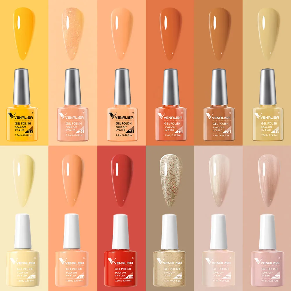Venalisa Sunshine Kiss set smalti semipermanenti 12 colori 7,5ml