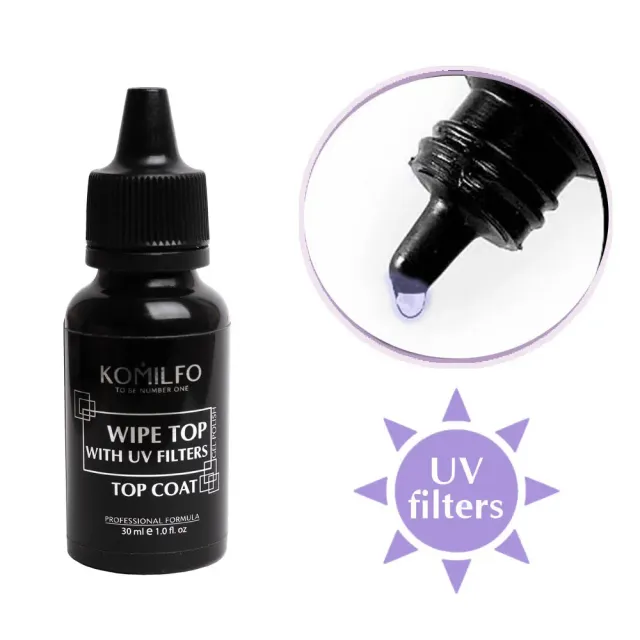 Komilfo Wipe Top top semipermanente 30 ml senza dispersione