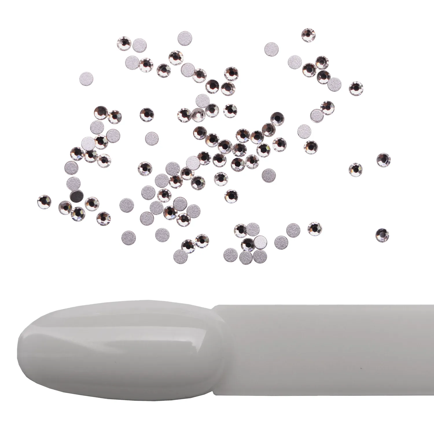 Komilfo strass Crystal decorazione unghie misura 4 100 pz