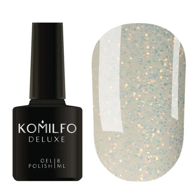 Komilfo Moon Crush 001 smalto semipermanente oro 8 ml glitter