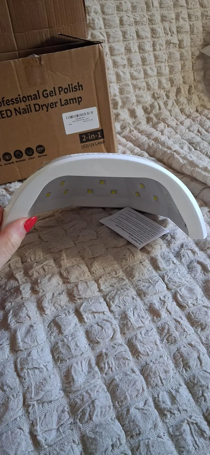 Jodsone lampada unghie UV LED 30 LED bianca timer 60s