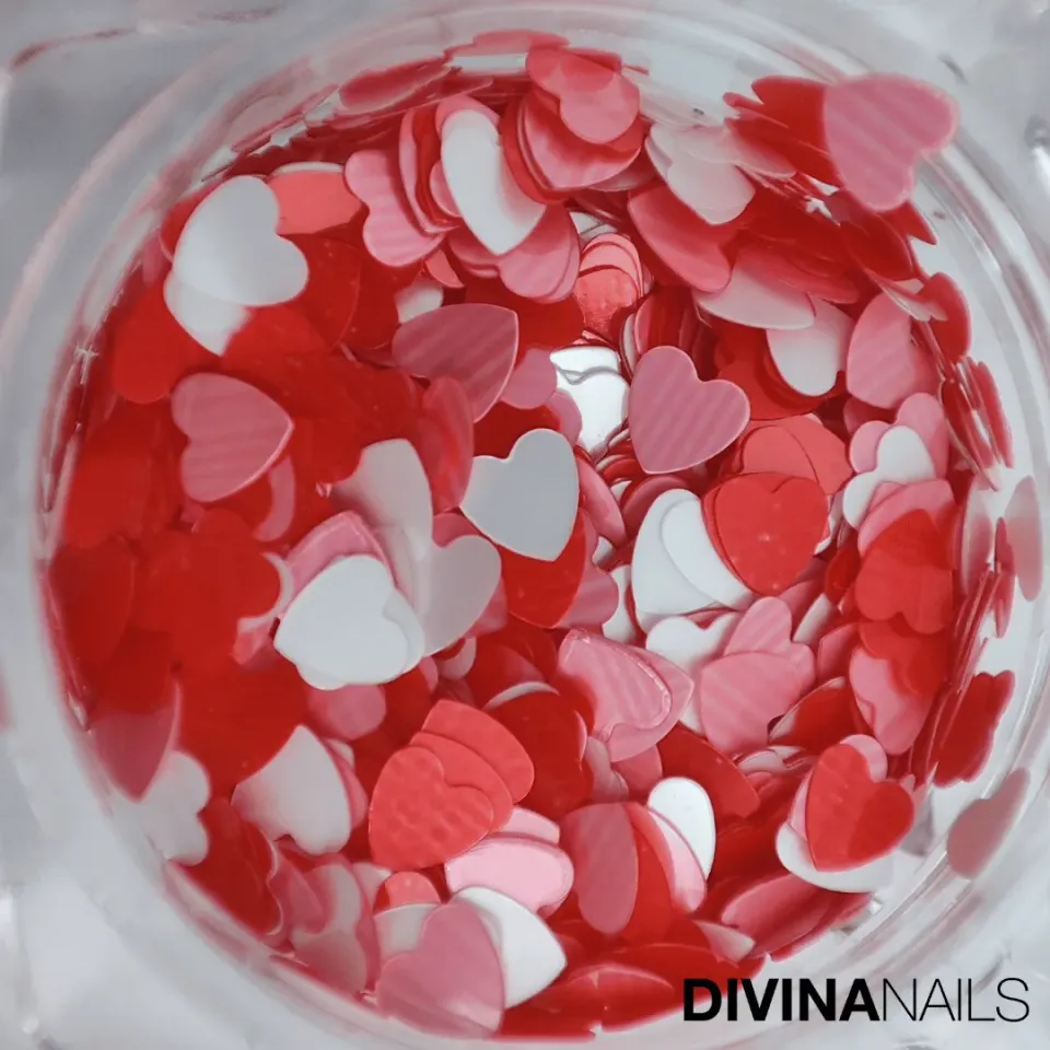 Diva Nails Colour Heart 02 cuoricini unghie San Valentino 2g