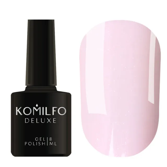 Komilfo Deluxe Series D201 Smalto Semipermanente Rosa Shimmer 8 ml