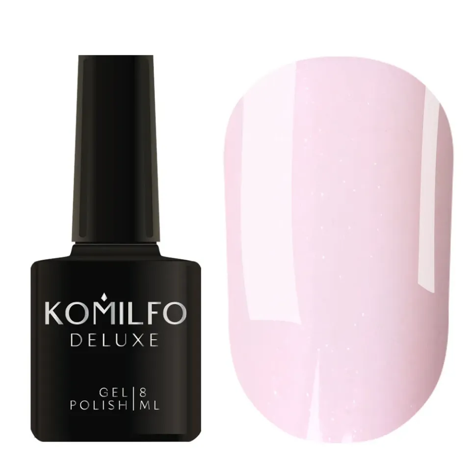 Komilfo Deluxe Series D201 Smalto Semipermanente Rosa Shimmer 8 ml