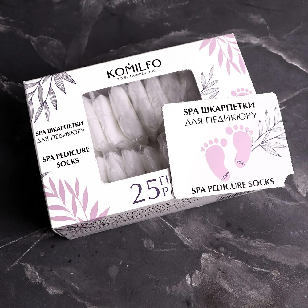 Komilfo SPA calzini pedicure idratanti 25 paia