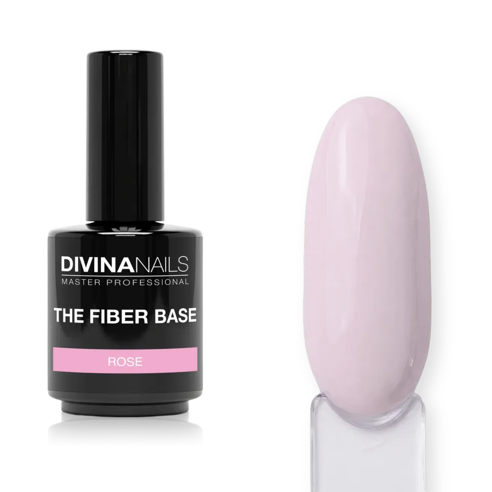 Diva Nails The Fiber Base 06 Rose base semipermanente 15ml rosa