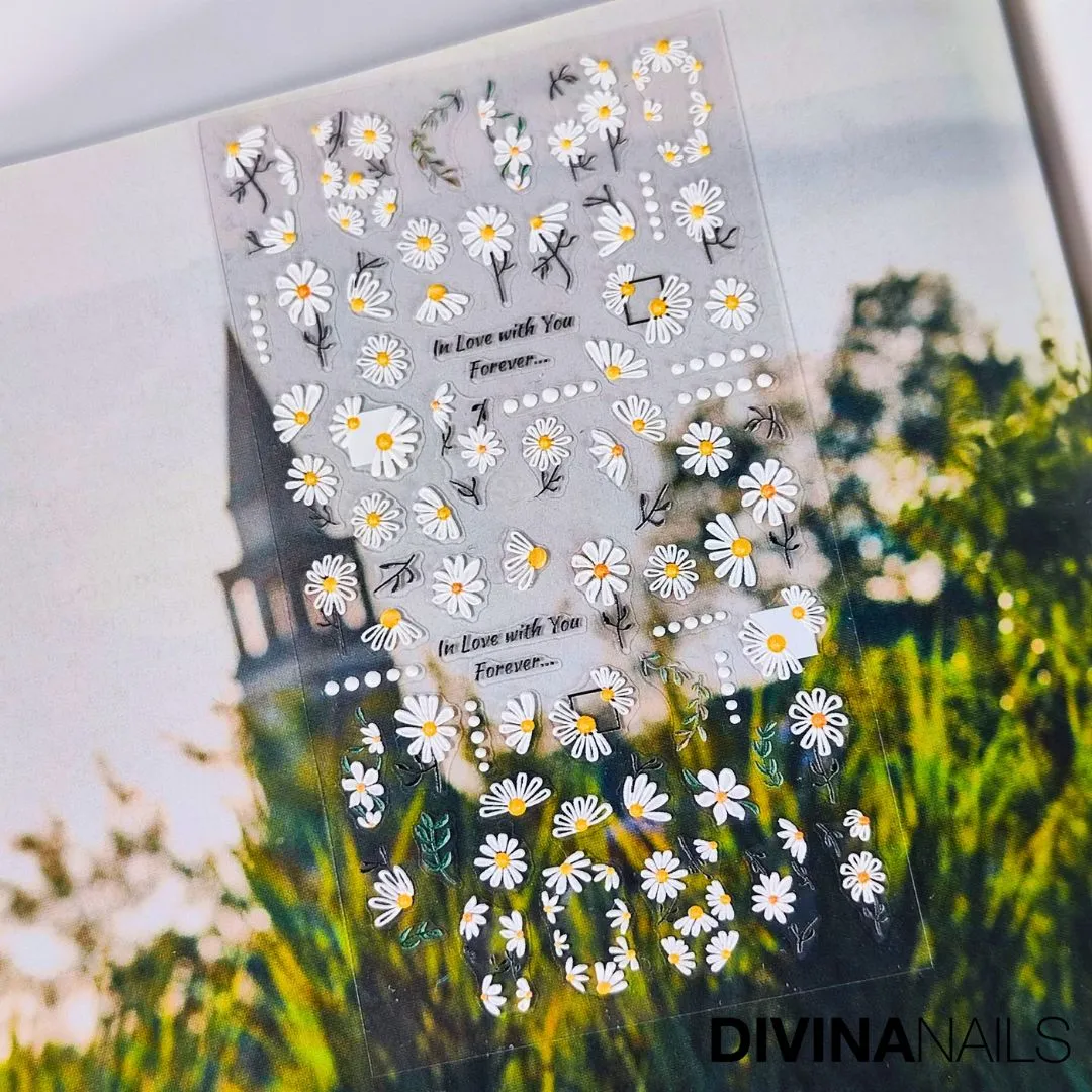 Diva Nails Stickers Margherita decorazioni unghie primaverili