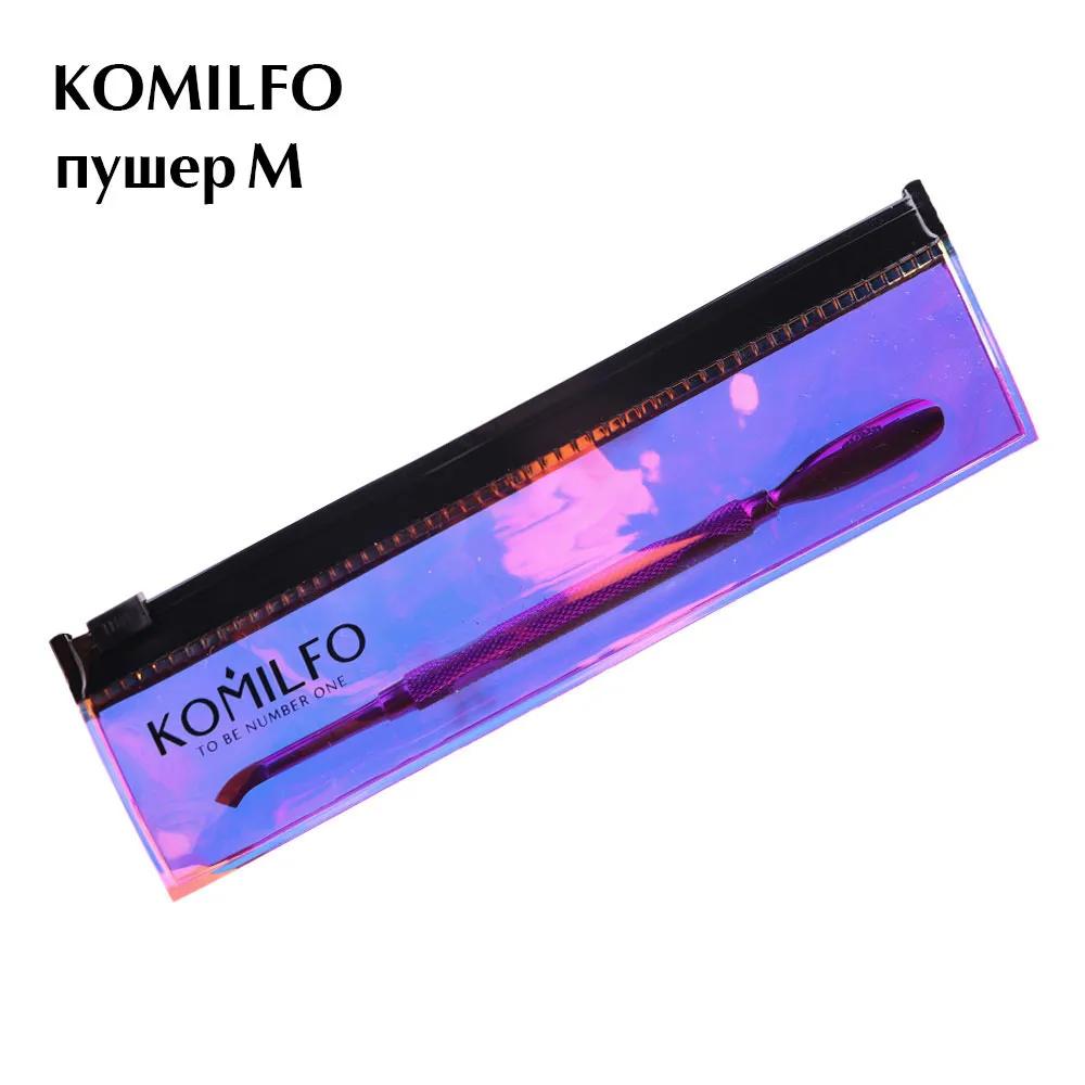 Komilfo Pusher M spingi cuticole con curette in astuccio
