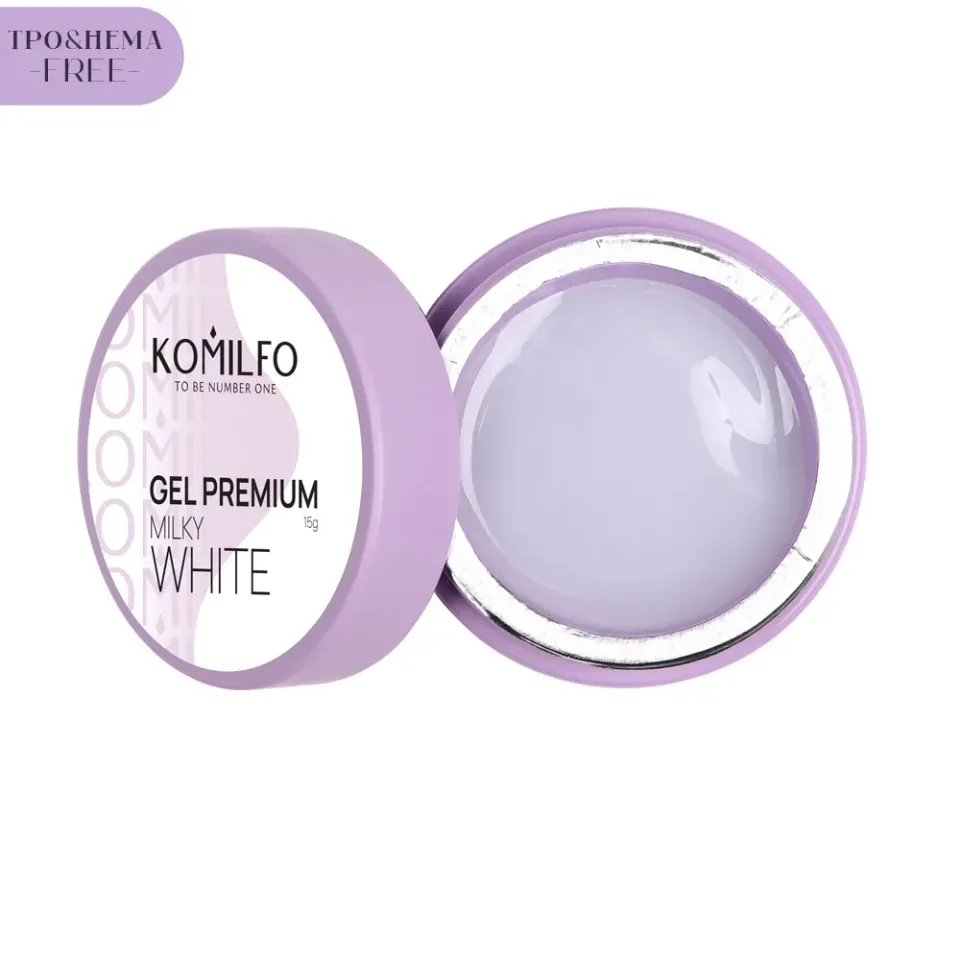 Komilfo Gel Premium Milky White gel 15 g bianco latte