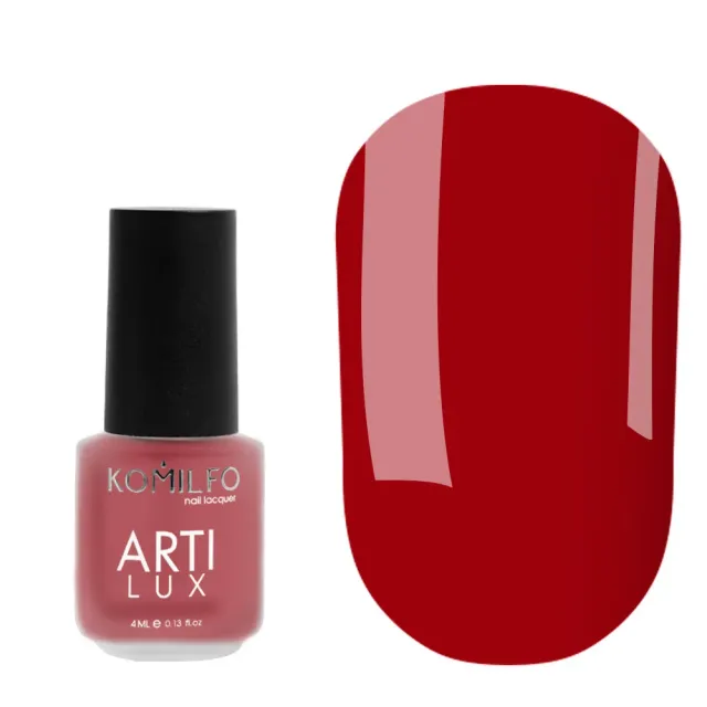 Komilfo ArtiLux 022 smalto unghie 4 ml rosso classico