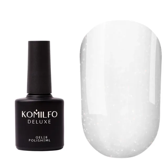Komilfo Milky Diamond top unghie senza dispersione 8 ml uv