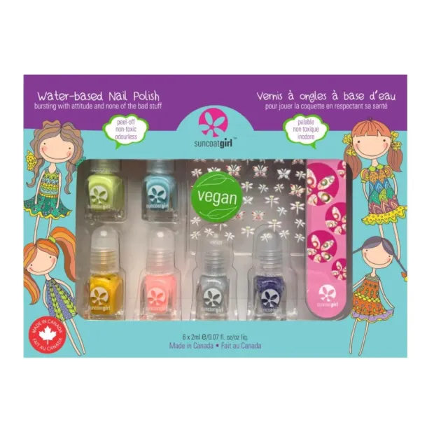 Suncoatgirl Smart Vegan Mini Mani kit smalti bimba 6x2ml