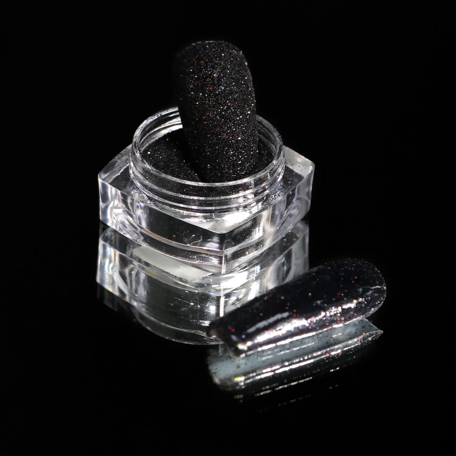 Komilfo glitter 414 polvere unghie 2,5 g 0,1 mm solvent resistant
