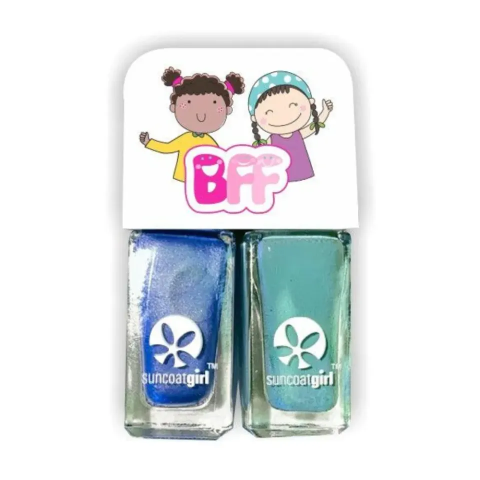 Suncoatgirl Twinnies smalto bambini 2x5 ml turchese azzurro